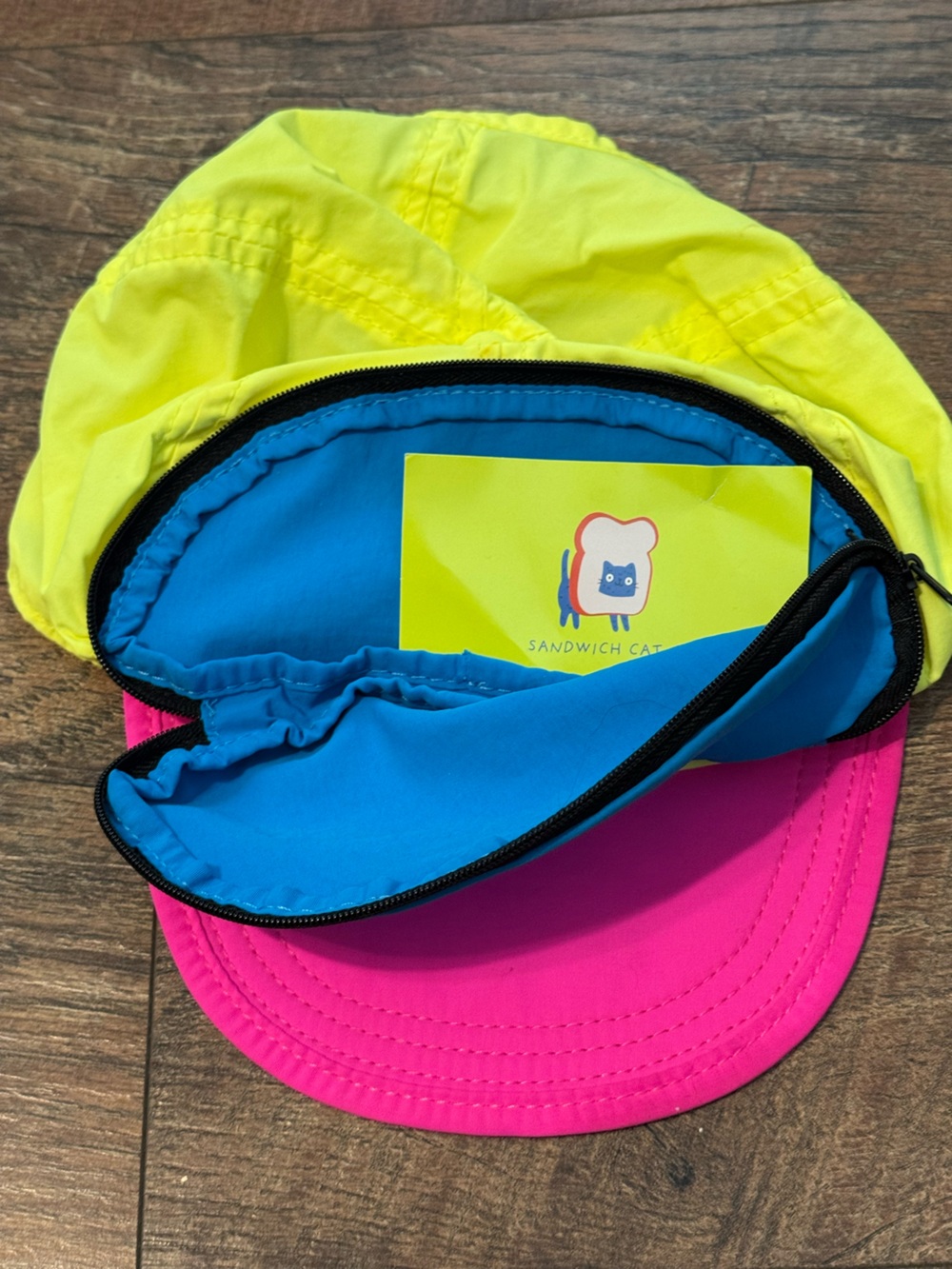 Neon Colorblock Hat - Picture 2 of 3